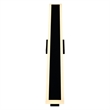 CWI Lighting Malibu LED Integrated Black Metal Outdoor Wall Light