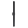 CWI Lighting Malibu LED Integrated Black Metal Outdoor Wall Light