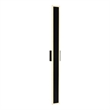 CWI Lighting Malibu LED Integrated Black Metal Outdoor Wall Light