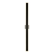 CWI Lighting Malibu LED Integrated Black Metal Outdoor Wall Light