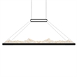 CWI Lighting Himalayas Integrated LED Black Chandelier