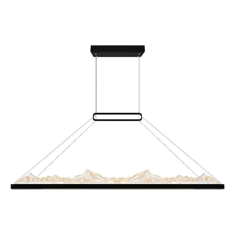 CWI Lighting Himalayas Integrated LED Black Chandelier