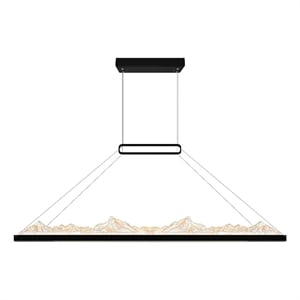 CWI Lighting Himalayas Integrated LED Black Chandelier