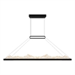 CWI Lighting Himalayas Integrated LED Black Chandelier