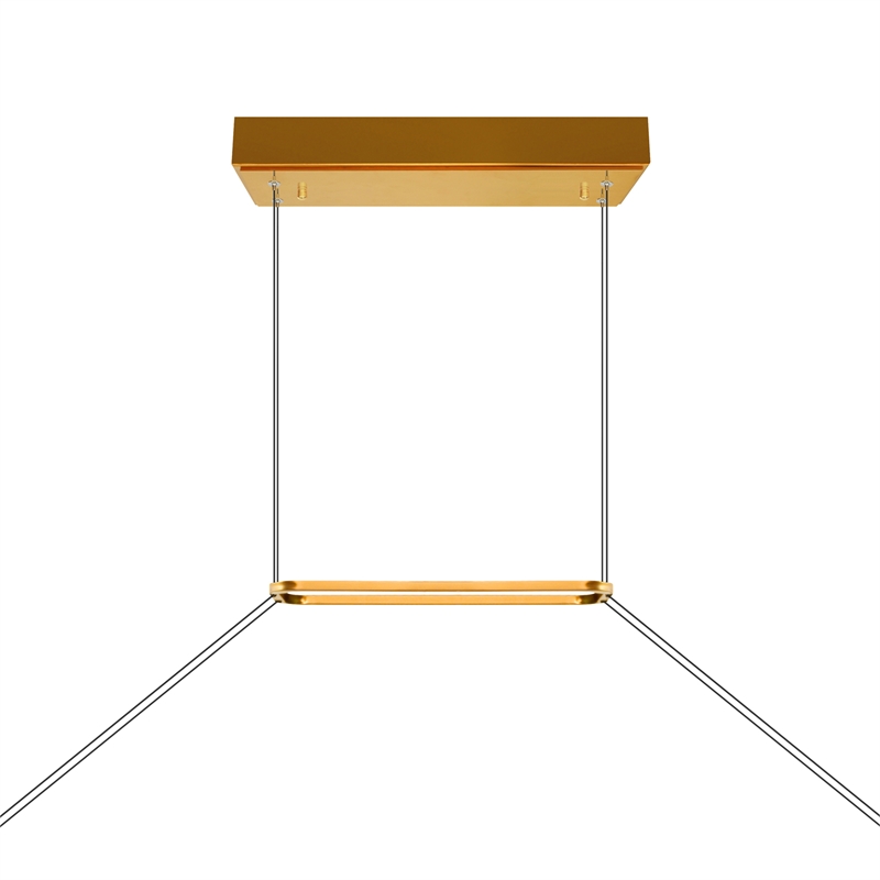 CWI Lighting Himalayas Integrated LED Brass Chandelier