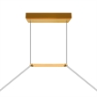 CWI Lighting Himalayas Integrated LED Brass Chandelier