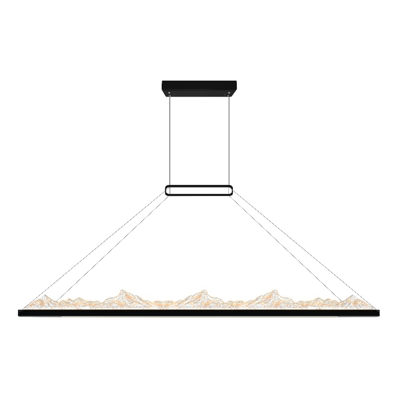 CWI Lighting Himalayas Integrated LED Black Chandelier