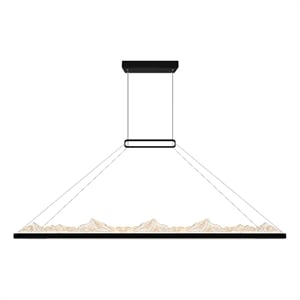 CWI Lighting Himalayas Integrated LED Black Chandelier