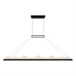 CWI Lighting Himalayas Integrated LED Black Chandelier
