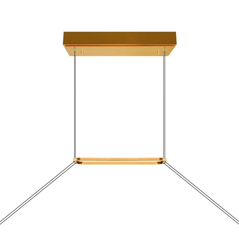 CWI Lighting Himalayas Integrated LED Brass Chandelier