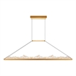CWI Lighting Himalayas Integrated LED Brass Chandelier