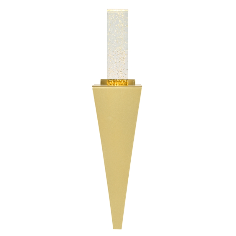 CWI Lighting Catania Integrated LED Satin Gold Wall Light