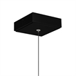 CWI Lighting Lava Integrated LED Black Mini Pendant