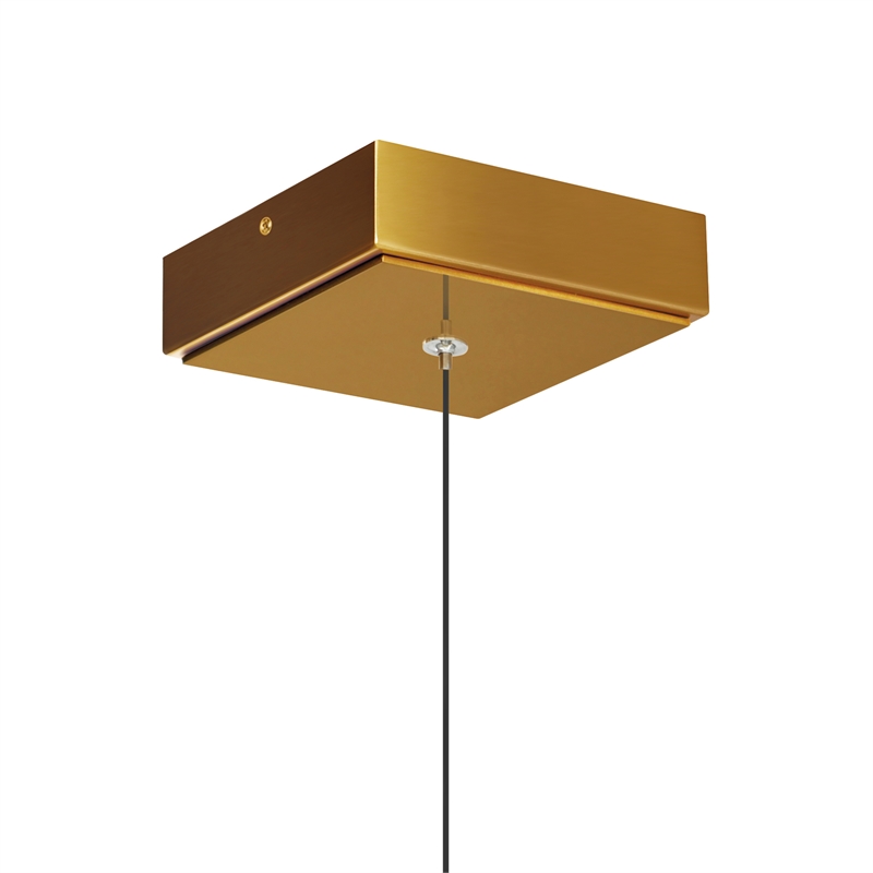CWI Lighting Lava Integrated LED Brass Mini Pendant