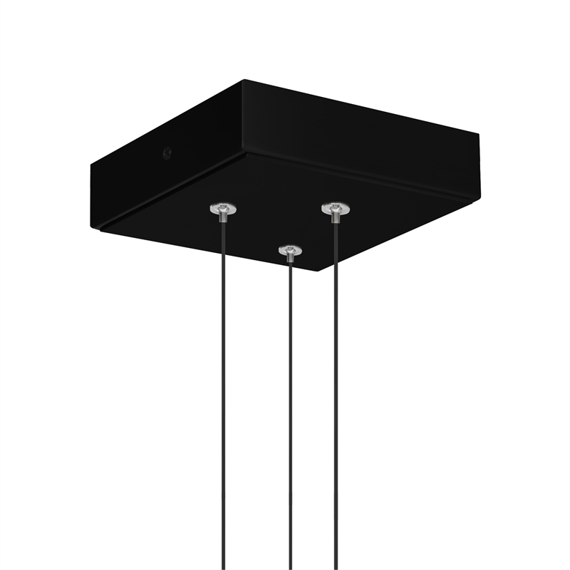 CWI Lighting Stagger Integrated LED Black Mini Pendant