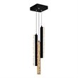 CWI Lighting Stagger Integrated LED Black Mini Pendant