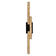 CWI Lighting Stagger Integrated LED Black Vanity Light