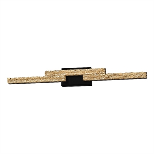 CWI Lighting Stagger Integrated LED Black Vanity Light