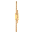 CWI Lighting Stagger Integrated LED Brass Vanity Light