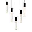 CWI Lighting Greta Integrated LED Black Mini Pendant