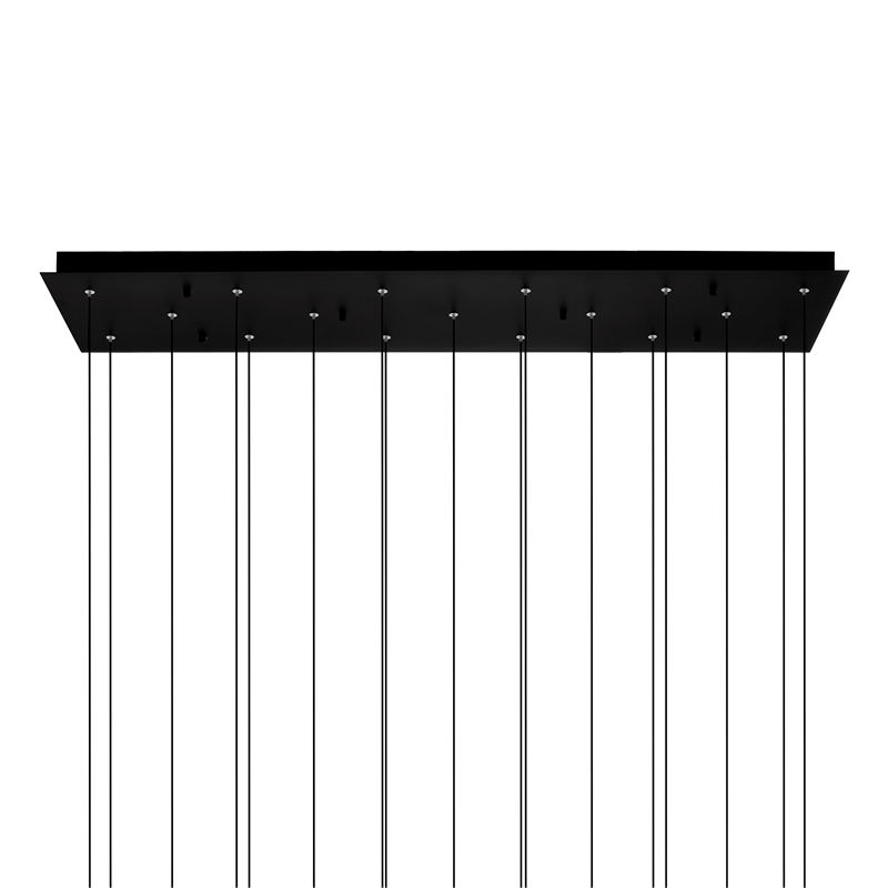 CWI Lighting Greta Integrated LED Black Chandelier