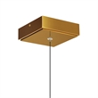 CWI Lighting Greta Integrated LED Brass Mini Pendant