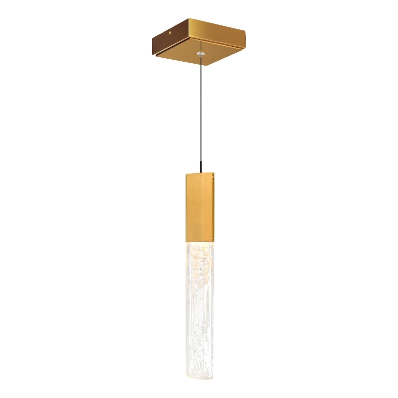 CWI Lighting Greta Integrated LED Brass Mini Pendant