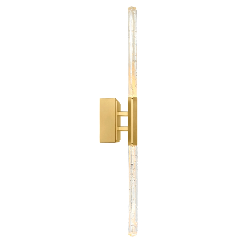 CWI Lighting Greta Integrated LED Brass Vanity Light