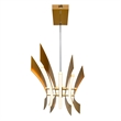 CWI Lighting Candora Integrated LED Brass Chandelier