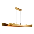 CWI Lighting Candora Integrated LED Brass Chandelier