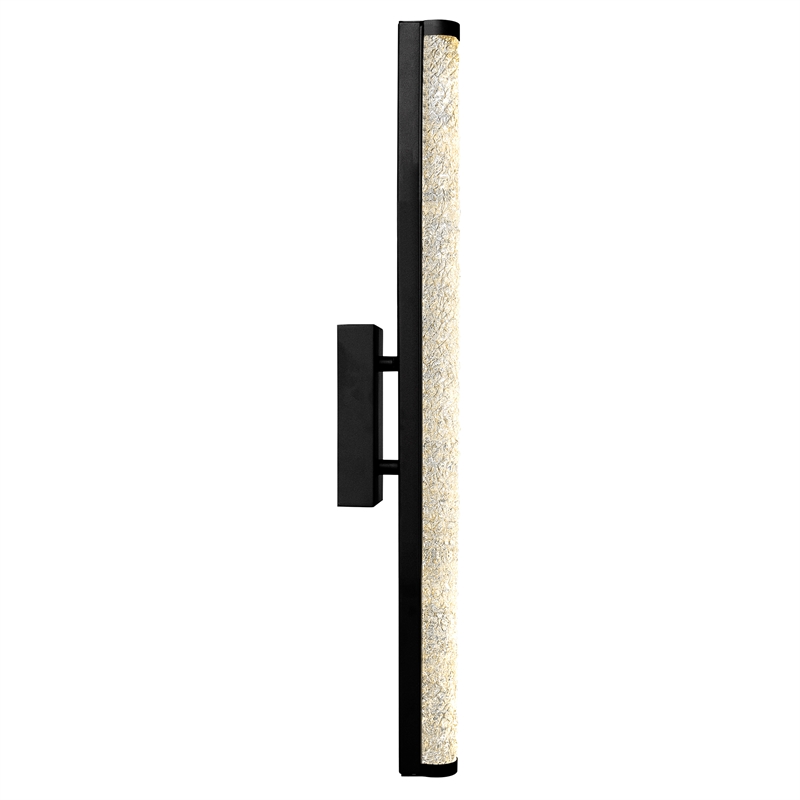 CWI Lighting Fiji Integrated LED Black Outdoor Wall Light