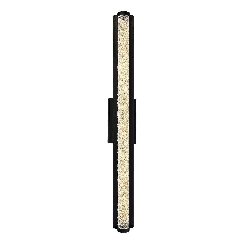CWI Lighting Fiji Integrated LED Black Outdoor Wall Light