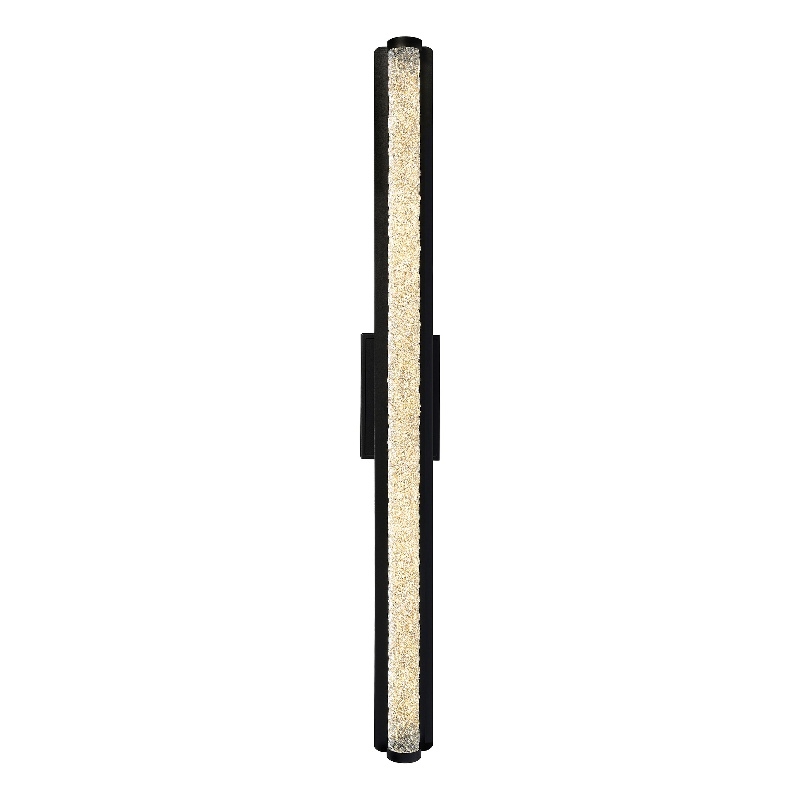 CWI Lighting Fiji Integrated LED Black Outdoor Wall Light