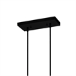 CWI Lighting Dragonswatch Integrated LED Black Chandelier