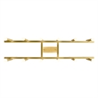 CWI Lighting Dragonswatch Integrated LED Satin Gold Chandelier