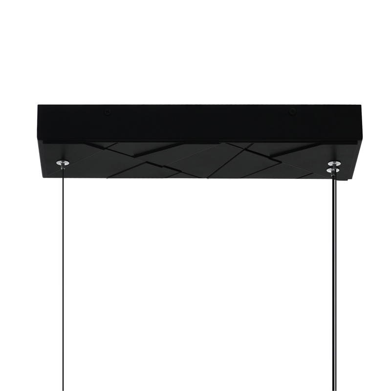 Valira Integrated LED Black Chandelier