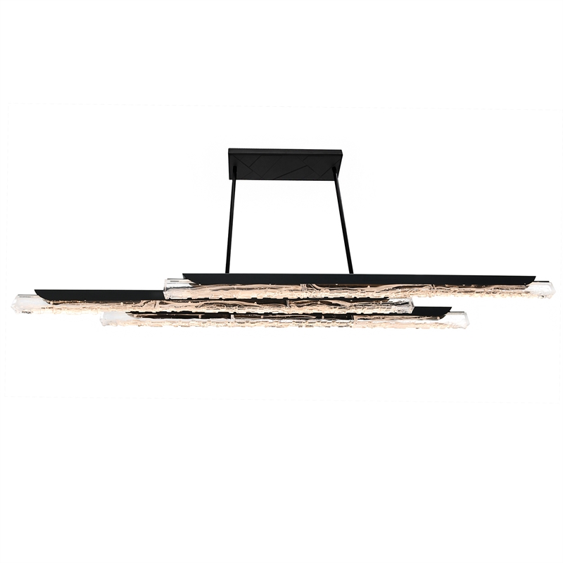 Valira Integrated LED Black Chandelier