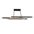 Valira Integrated LED Black Chandelier