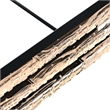 Valira Integrated LED Black Chandelier