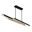 Valira Integrated LED Black Chandelier