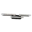 Valira Integrated LED Black Vanity Light