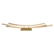 Candora Integrated LED Brass Vanity Light