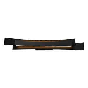 Candora Integrated LED Black Vanity Light