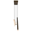 Saber Integrated LED Brass Chandelier