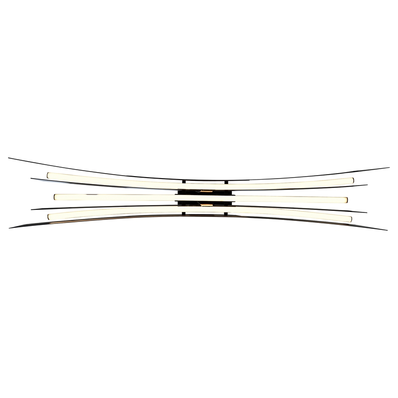 Solara Integrated LED Black Chandelier