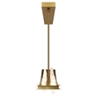 Arcus Integrated LED 50in Brass Chandelier with Handcrafted Glass