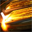 Petra Integrated LED 22in Brass Wall Light with Handcrafted Glass