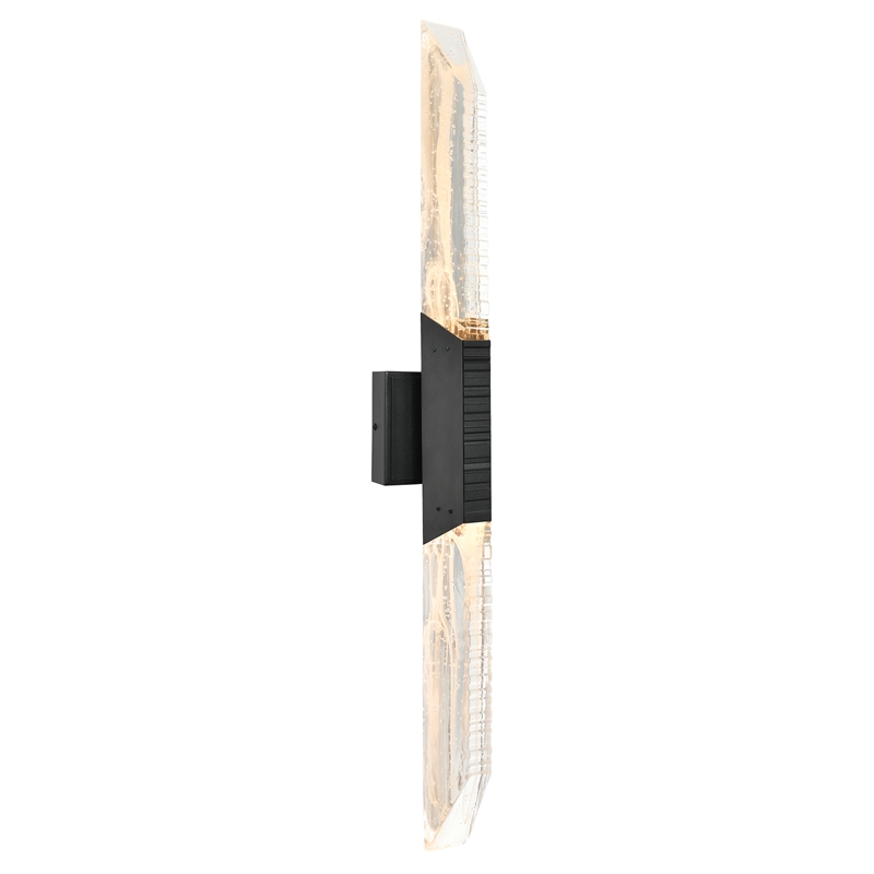 Petra Integrated LED 36in Sand Black Indoor-Outdoor Wall Light