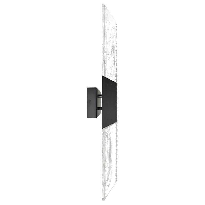 Petra Integrated LED 36in Sand Black Indoor-Outdoor Wall Light