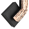 Contour Integrated LED 19in Sand Black Indoor-Outdoor Wall Light